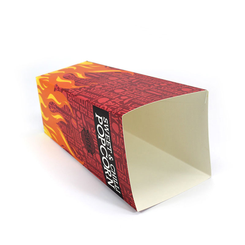 China Supplier Disposable Food Grade Popcorn Paper Packaging Box