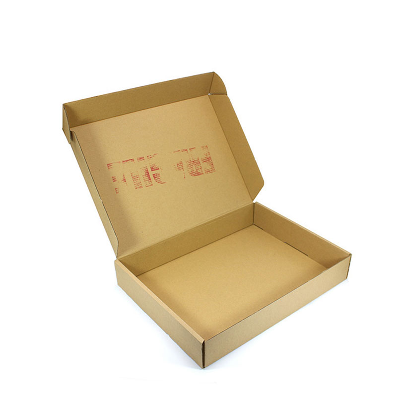 Eco Friendly Folding Flute Corrugated Paper Takeaway Food Box