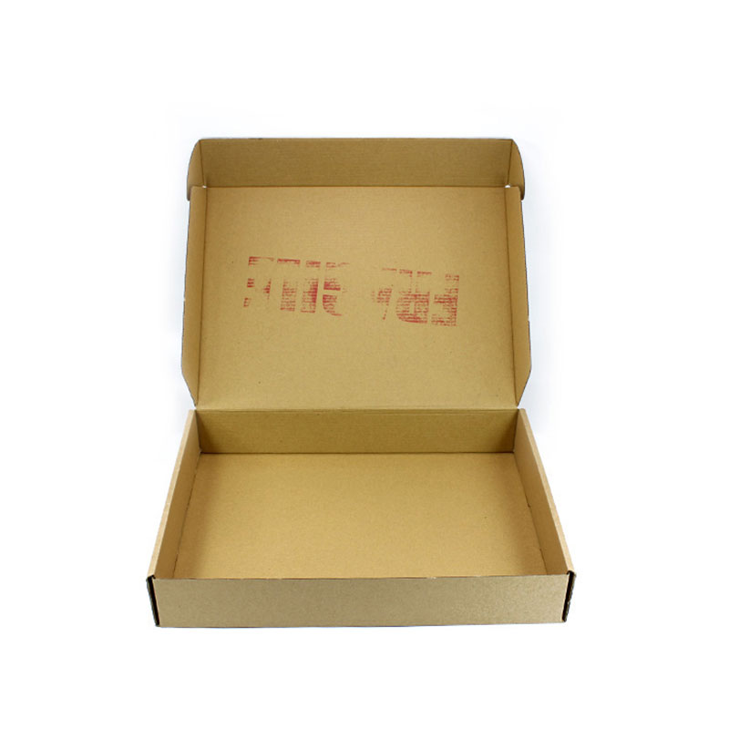 Eco Friendly Folding Flute Corrugated Paper Takeaway Food Box