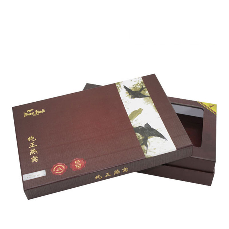 Chinese Custom Unique Edible Bird's Nest Food Packaging Box