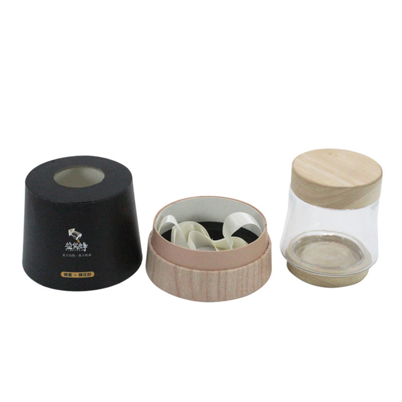 High Quality Paper Tube Chinese Honey Jar Food Packaging Box
