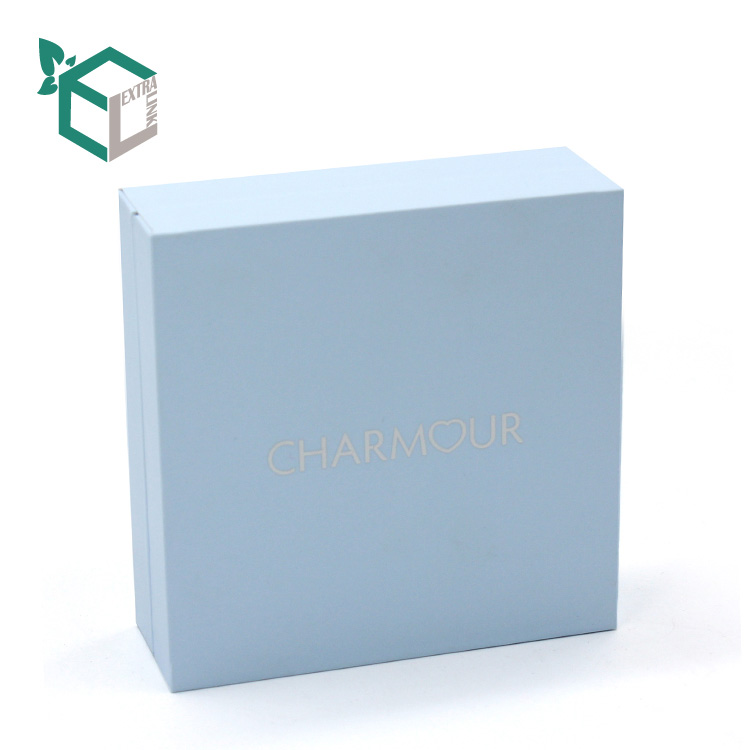 Paper Jewelry Box Bracelet Box Packaging With Flocking Tray