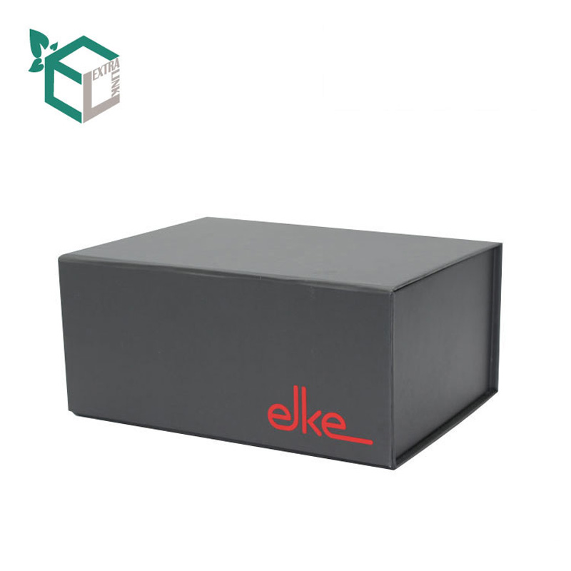 Chinese Supplier Custom Apparel Packaging Box Black Paper Box For Clothes