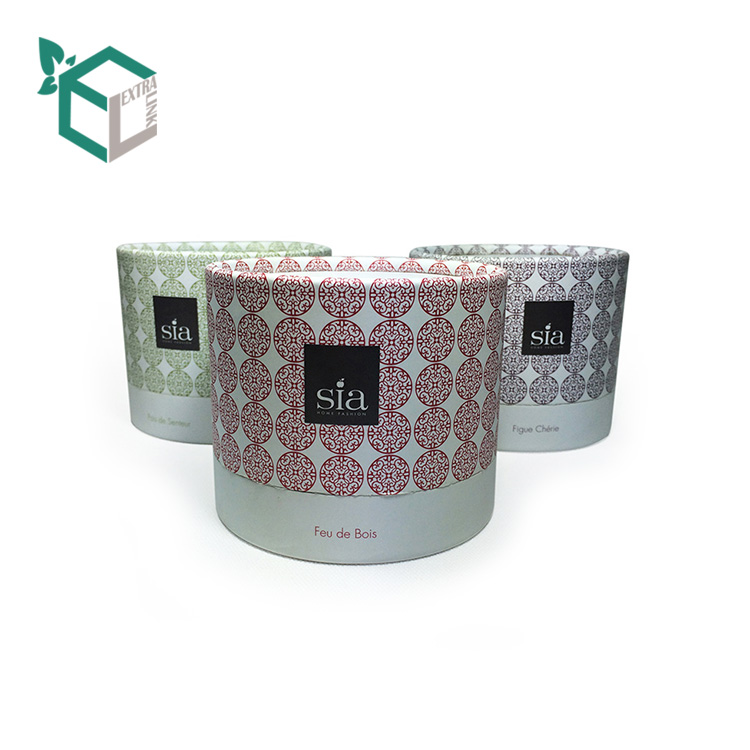 High Quality Round End Gift Packaging Paper Box For Candle