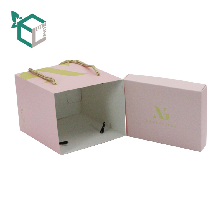 Gift Packaging Folding Candle Box With Rope