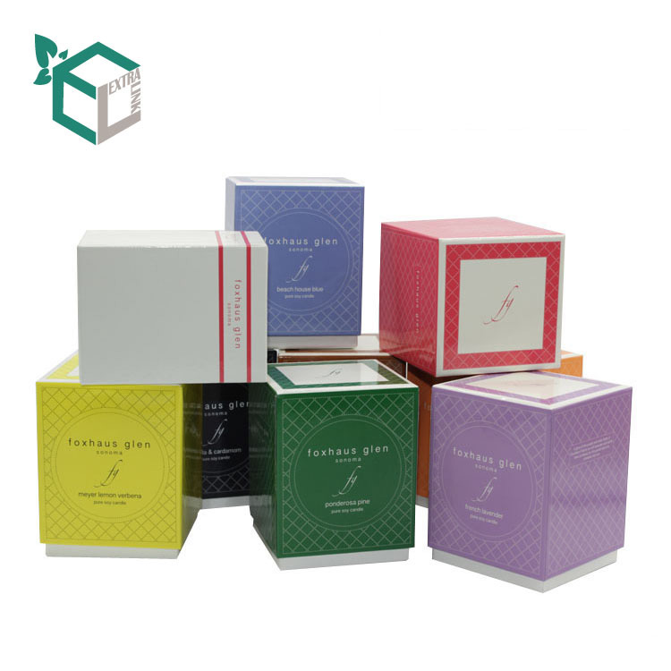 Hot Sale Rigid Cardboard Custom Candle Packaging Box