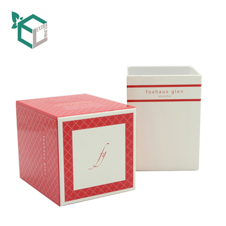 Luxury Rigid Top And Bottom Box Custom Candle Jar Packaging