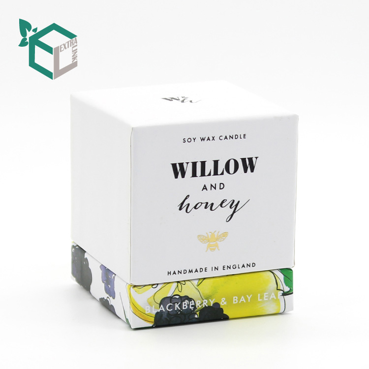 Paper Gift Packaging Custom Printed Candle Box