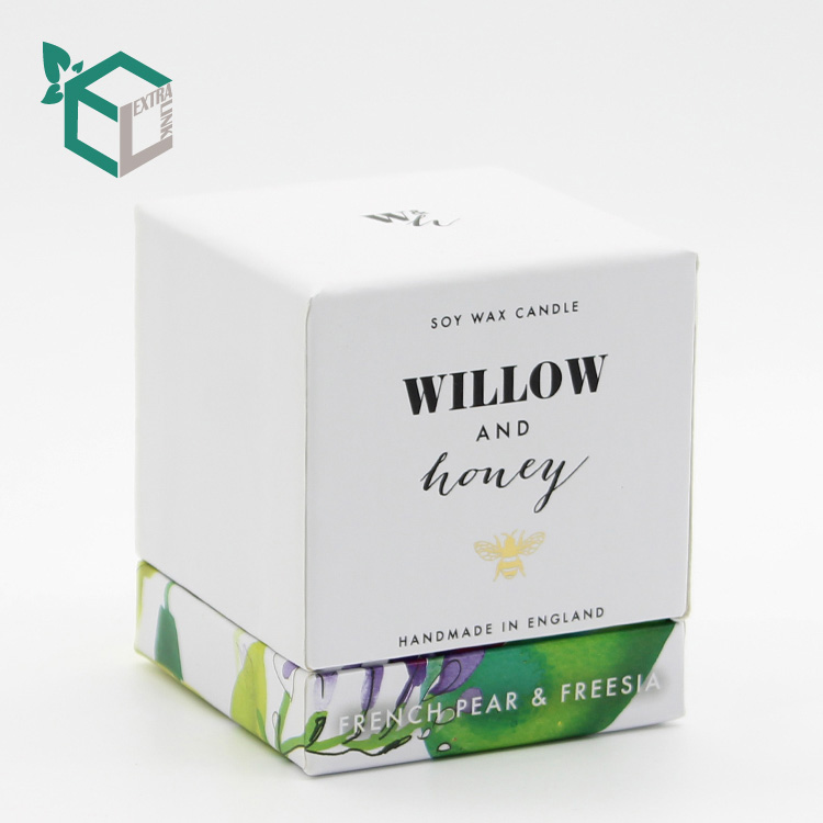 Paper Gift Packaging Custom Printed Candle Box