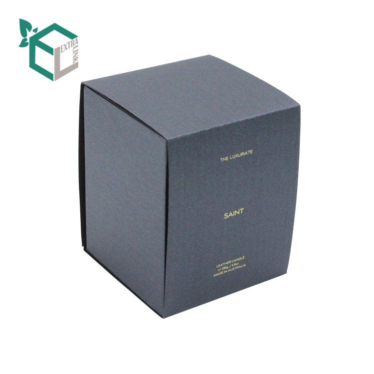 Square Shape Paper Packaging Custom Printed Candle Box
