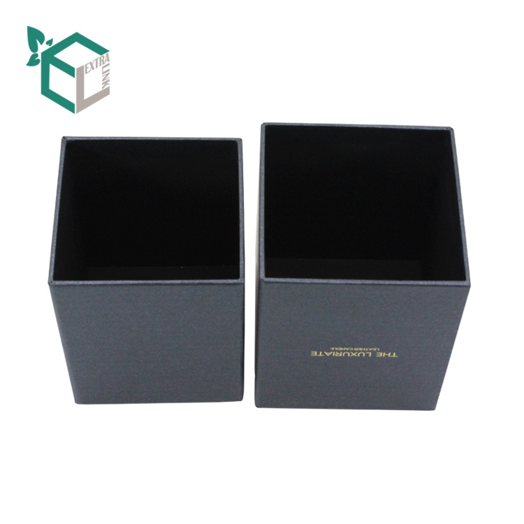 Square Shape Paper Packaging Custom Printed Candle Box