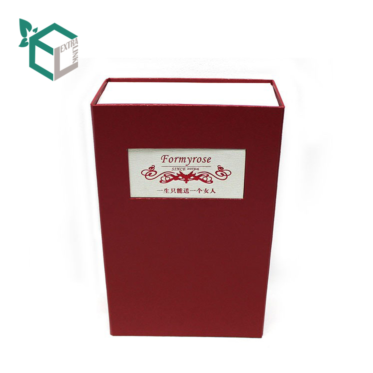 Custom Magnetic Book Shaped Box Foldable Gift Box For Wine