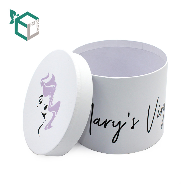Accept Custom Luxury Round Shape Hair Extension Packaging Box