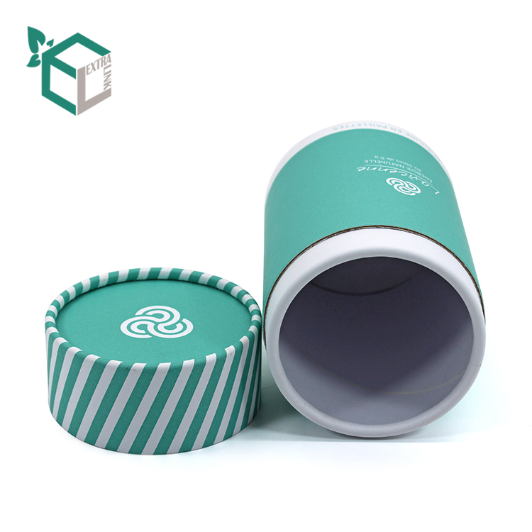Custom Good Quality Green Pantone Color Printing Round Box