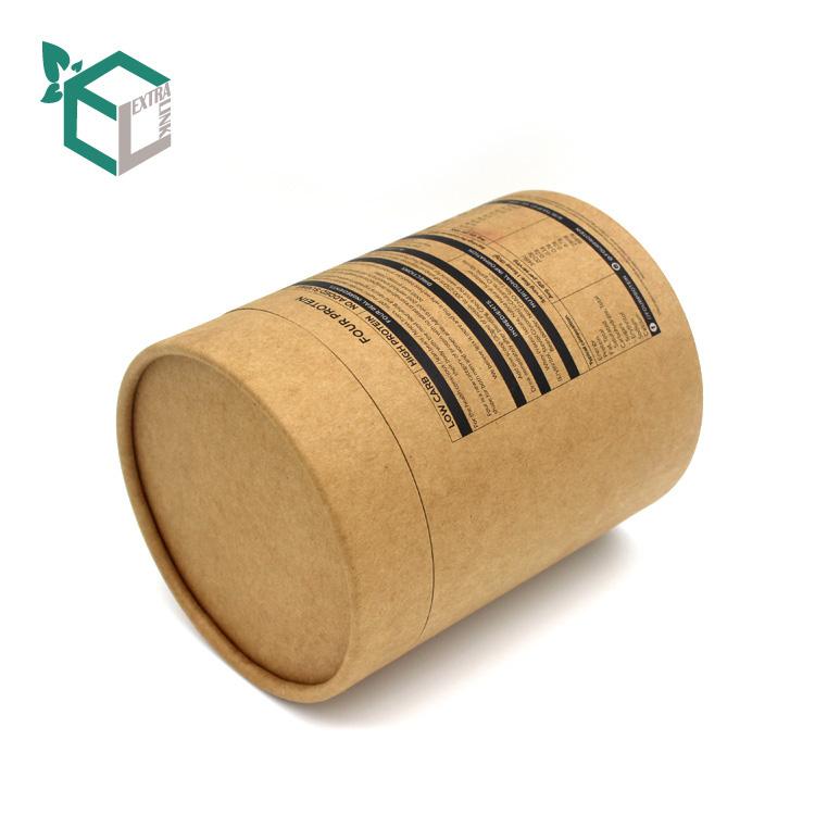 Food Grade High Quality Kraft Paper Round Box Paper Tube With Aluminum Inside