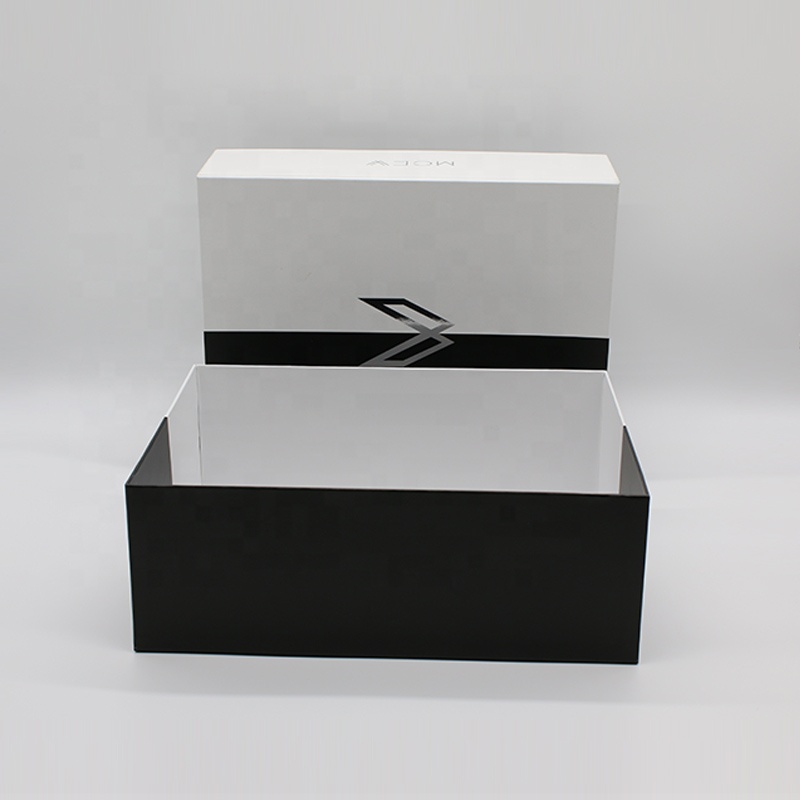 Custom design Shoe Paper Printed Cardboard 2 Pieces Shoe Boxes For Packaging Box