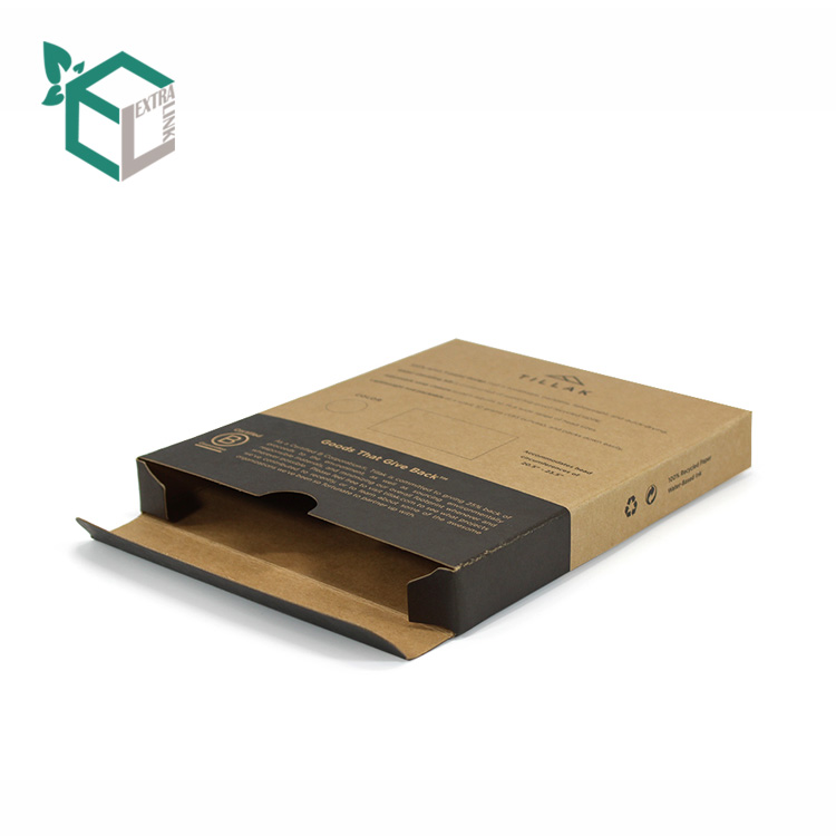 Recyclable Kraft Paper Custom Packaging Men's Underwear Box