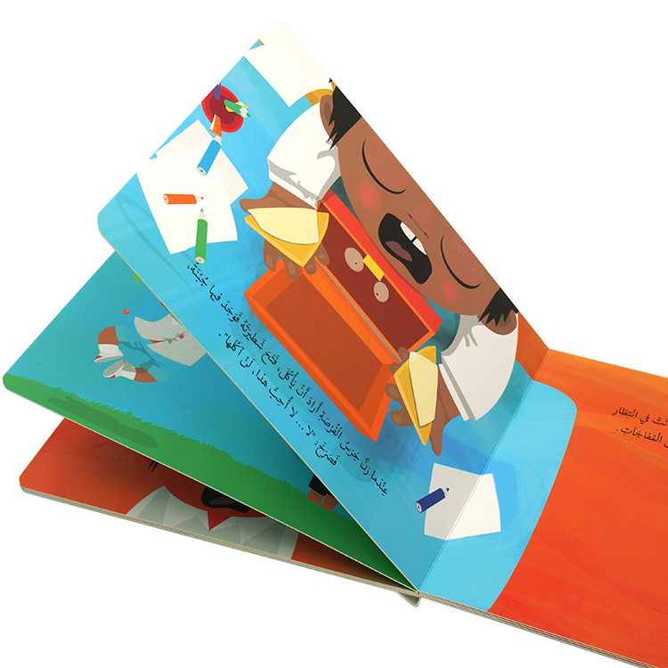 Custom Bulk Full Color Baby Board Books Printing Blank Board Books