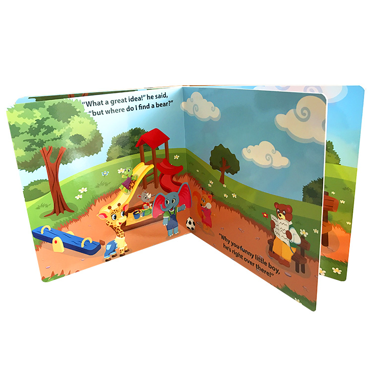 Custom Printing Thick Card Board Children's Book Baby Board Books