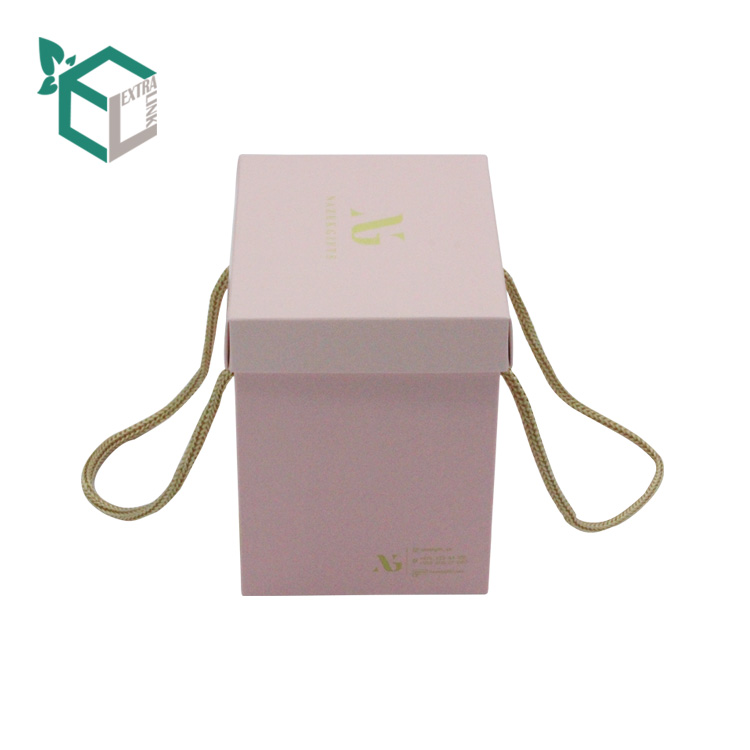 Custom Two Pieces Pink Flower Box Luxury With Low Price
