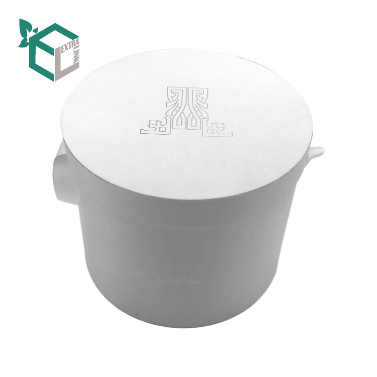 Factory Wholesale Black Round flower box with LOGO Printing