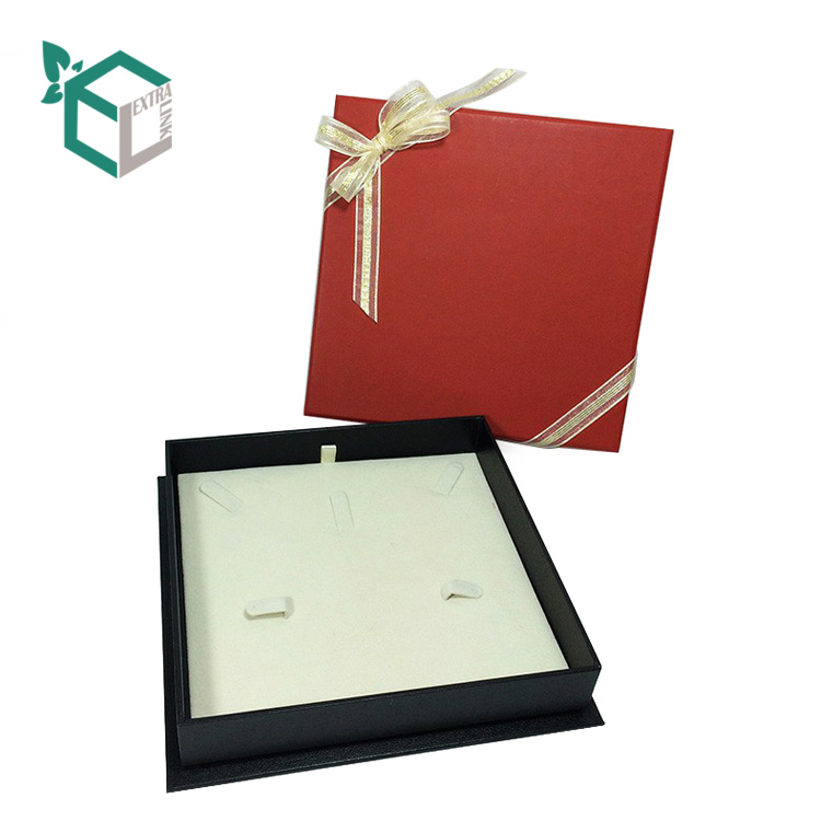Fancy Paper Custom Necklace Packaging With Insert