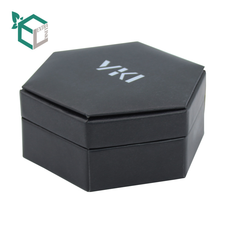 Rigid Hexagon Shape Private Label Necklace Box