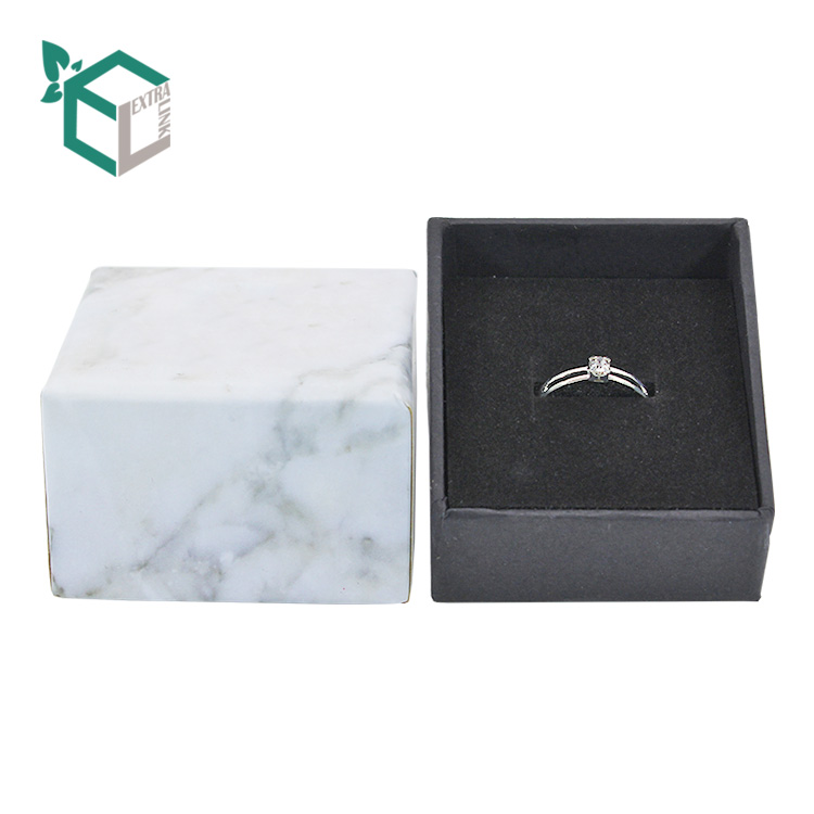 High Quality Rigid Paper Jewelry Ring Packaging Box
