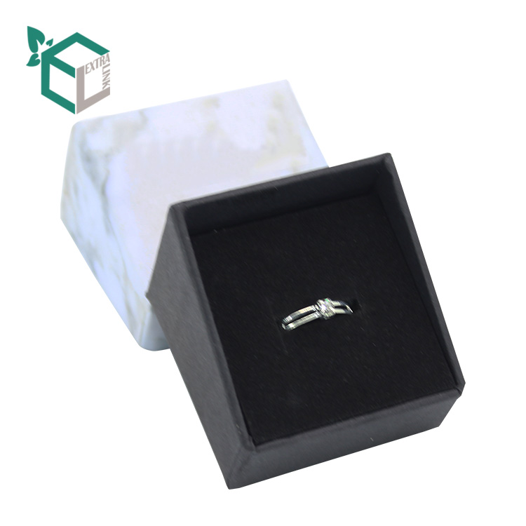 High Quality Rigid Paper Jewelry Ring Packaging Box