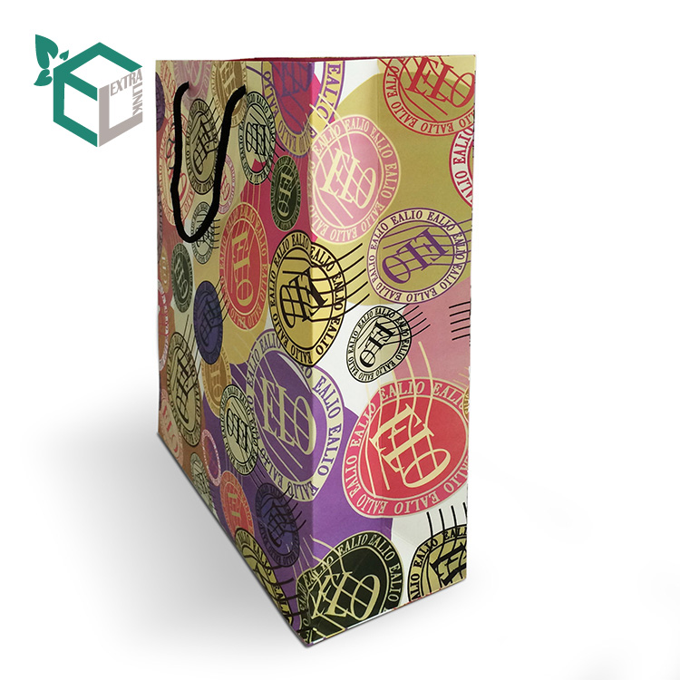 Unique Design Art Paper Packaging Rectangle Shopping Paper Bag