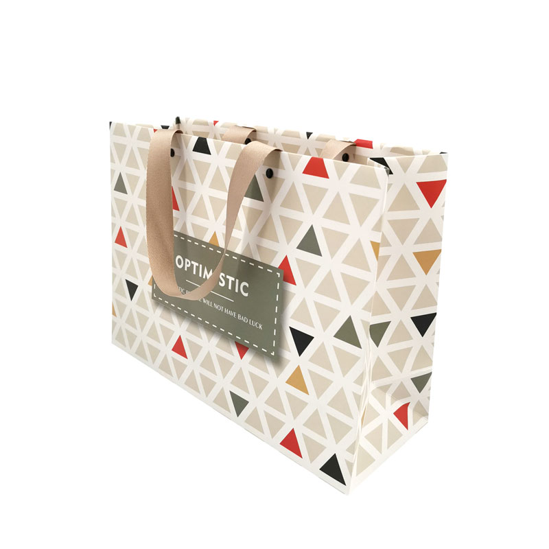 Recyclable Luxury Printed Gift Bag Custom Foldable Shopping Bag