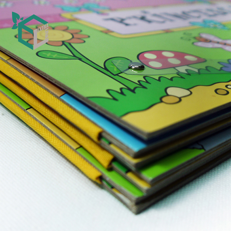 OEM Children Cardboard Book Printing Custom