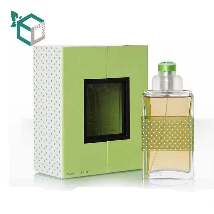 Rigid Paper Perfume Packaging Box With Display Window