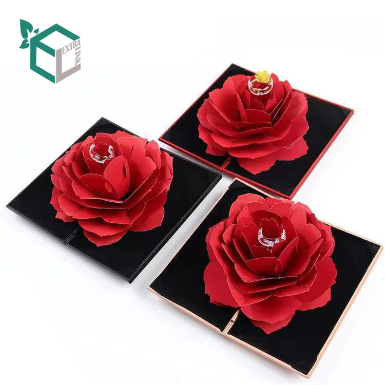 Wholesale Luxury Custom Preserved Rose In Ring Box