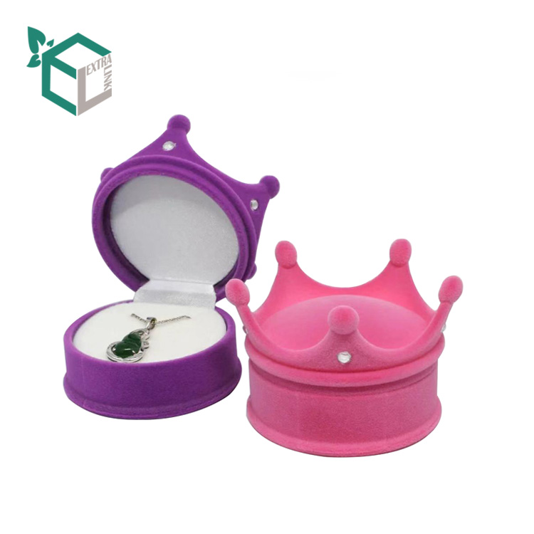 Accept Custom Luxury Velvet Ring Box