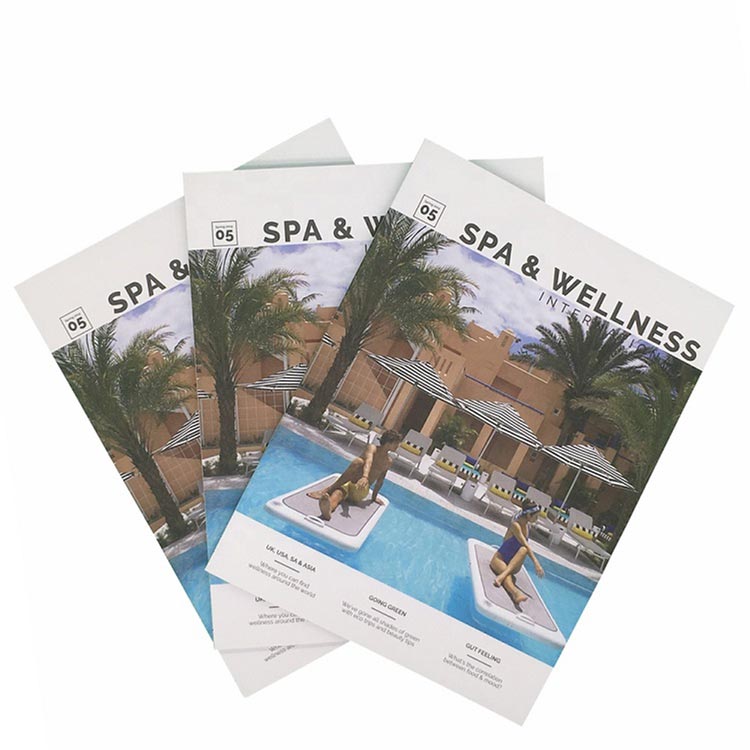 Custom Wholesale Softcover Brochure Hotel Introduction Catalogue Printing