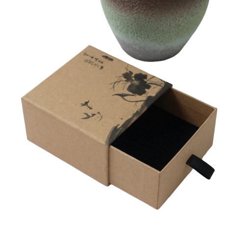 Custom Kraft Paper Sliding Drawer Box For Soap Hotel Packaging Box