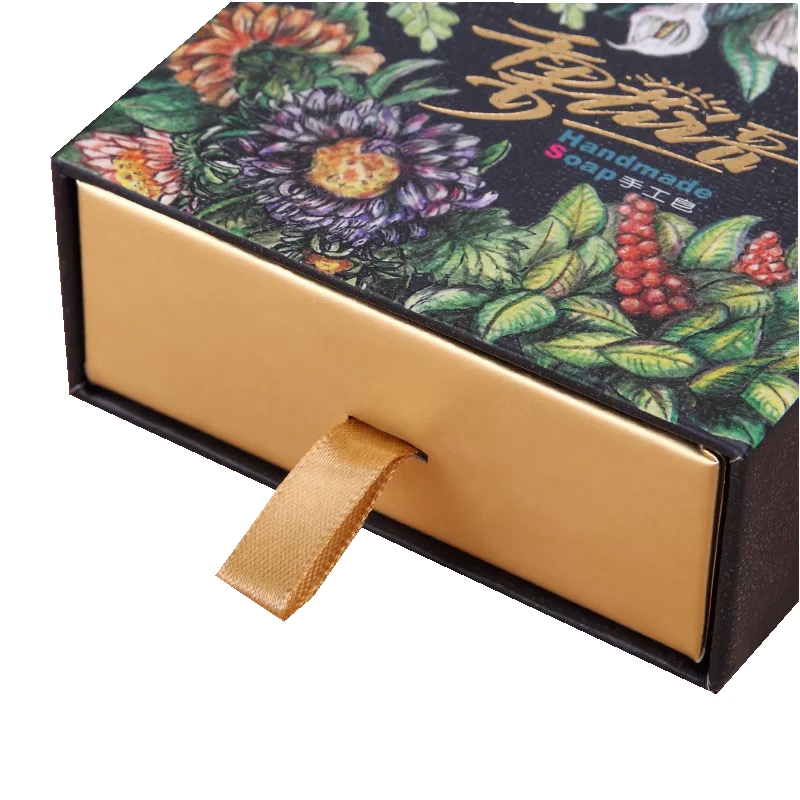 Eco Friendly Packaging Drawer Boxes Luxury Soap Paper Box