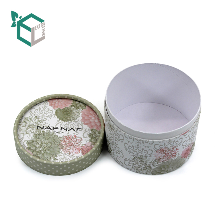 Round Package Box With Full Printed Recycled Soap Paper Box