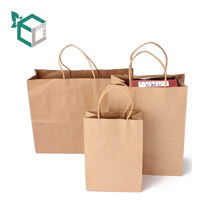 Food Grade Kraft Paper Bag High Quality Eco Food Bread Bag
