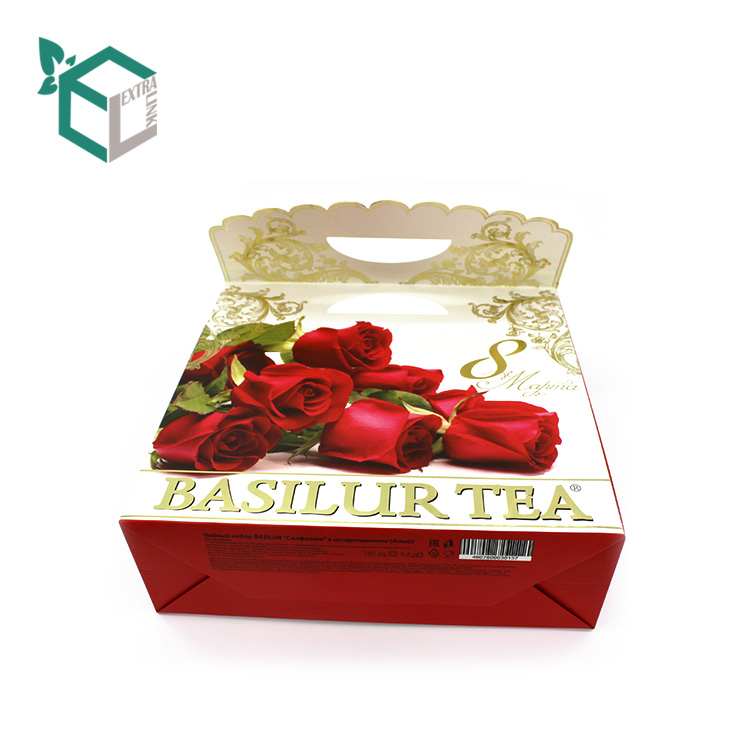 Luxury Custom Beautiful Food Bag Tea Paper Gift Bag