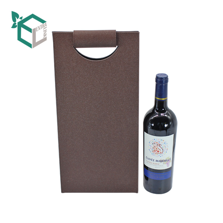 Wholesale Travel Leatherette Non Woven 2 Bottle Wine Gift Bag