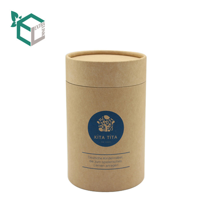 Brown Kraft Paper Recycle Material Paper Tube for Tea