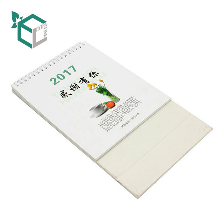 Custom Design Digital Calendar with Plastic Coil