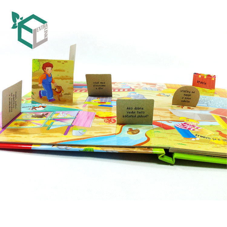 Cardboard Paper Type Hardcover Children Book Printing