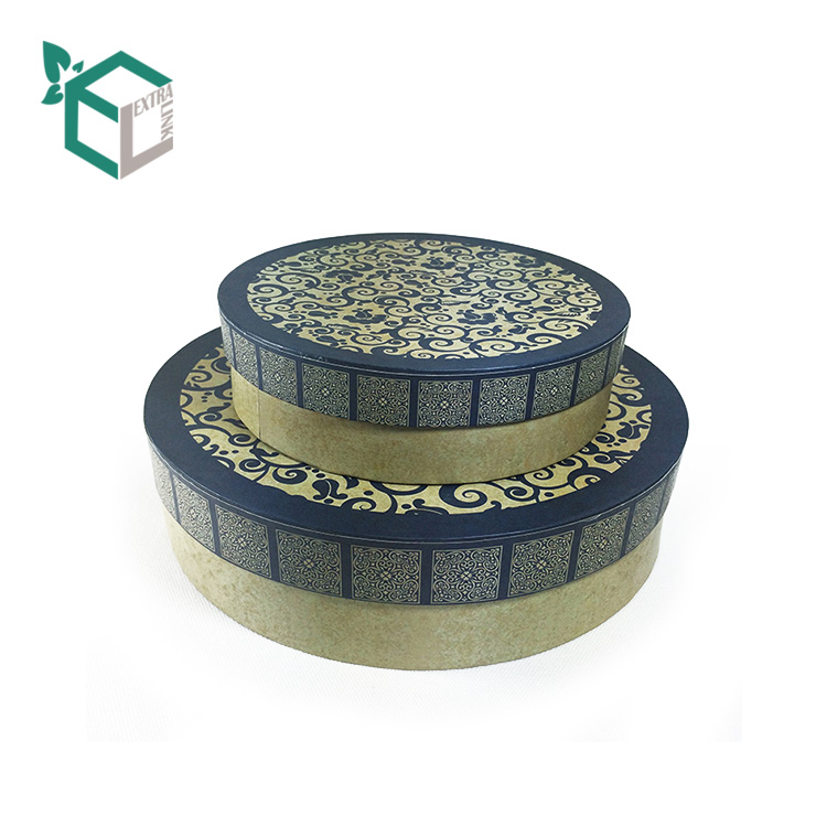 Custom Design Cylinder Packaging Paper Round Hat Box With Lid