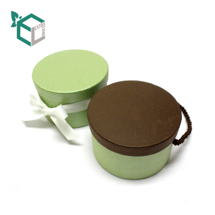 Custom Logo Rigid Round Paper Cardboard Tube Hat Packaging Cylinder Gift Box