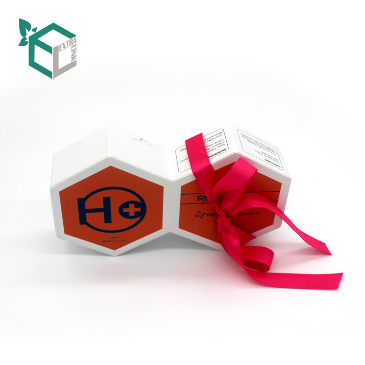 Custom Paper Hexagon Makeup Gift Box Packaging Boxes