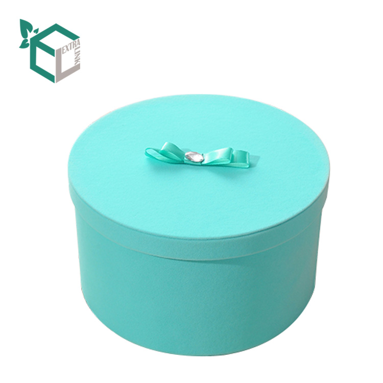 Wholesale Round Snapback Cap Hat Gift Packaging Paper Box