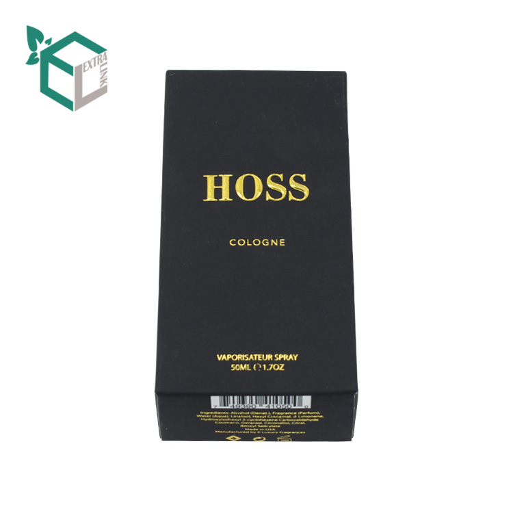 Custom High Quality Hot Stamping Black Box Perfume